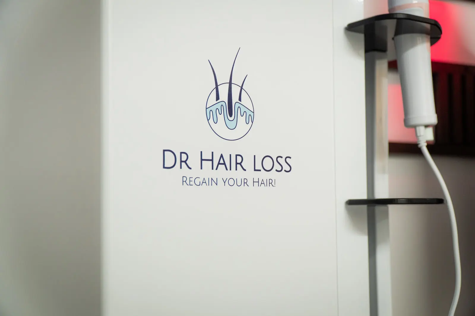 Dr Hair Loss clinic branding